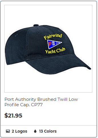 Fairwind Yacht Club embroidered cap